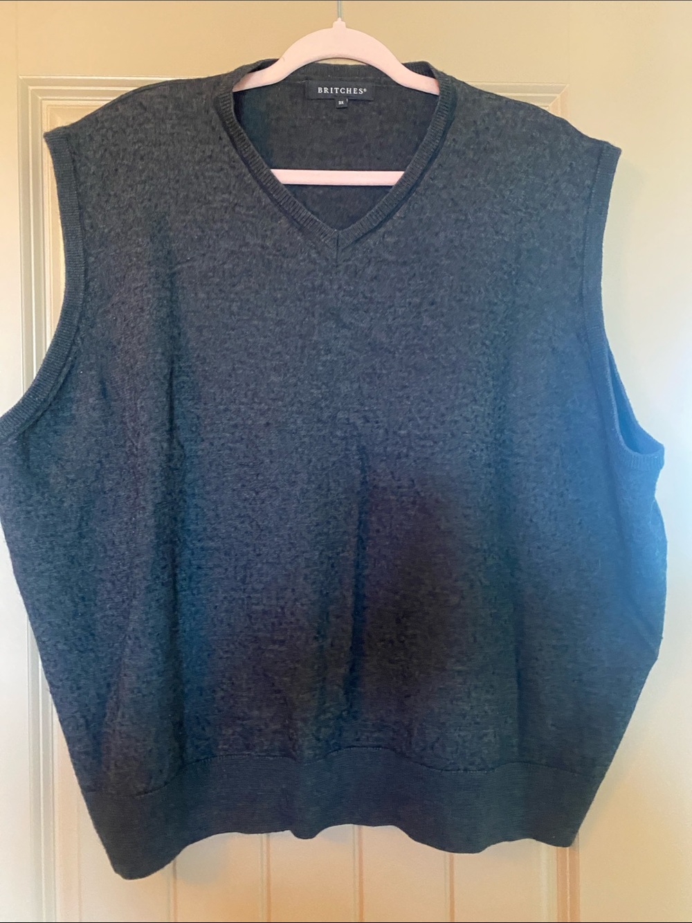 Britches men’s merino wool mix vest 3 X